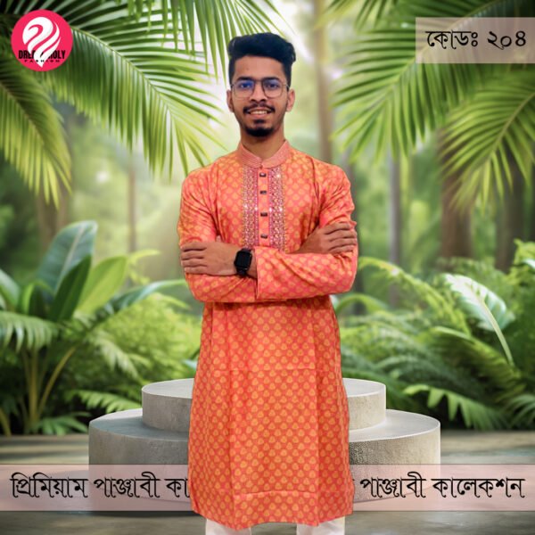 প্রিমিয়াম পাঞ্জাবী কালেকশন – কোড ২০৪ - Image 2